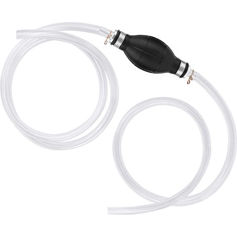 Pompe à main essence, pompe à carburant manuelle, avec de tuyau de siphon portable 2M, pompe de refoulement de carburant portable, pompe à carburant d'urgence (1/5)