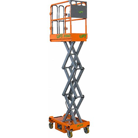 Piattaforma elevatrice semi-elettrica pantografo - Altezza max di lavoro 4,95m - P300