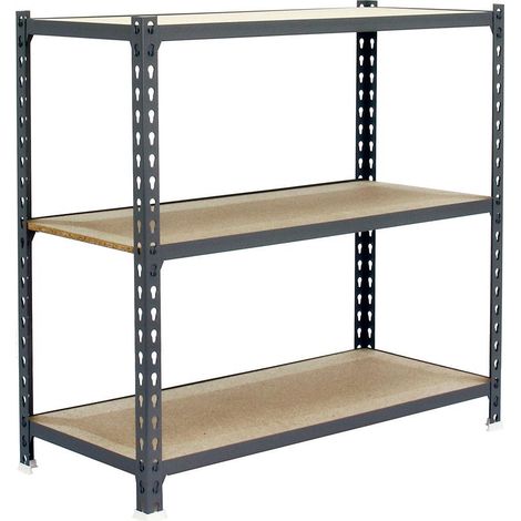 Simonrack MADERCLICK MINI Regal grau Holz 3 Ebenen