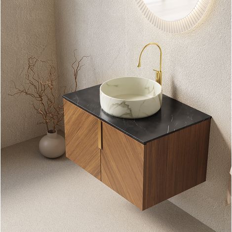 meuble salle bain vasque incluse 2 portes OKMYHOME (1/5)