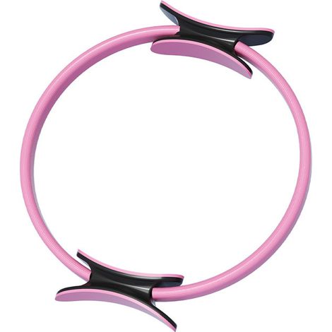 Anneau de Pilates Fitness, cercle d'exercice à double poignée, anneau de résistance Fitness Magic Circle avec double poignée pour l'entraînement du noyau en yoga, 15 pouces (1/4)