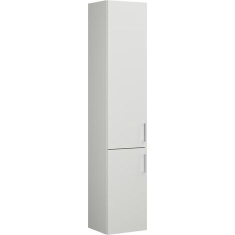 Armoire haute Burg Eqio en mélaminé blanc brillant 1760 x 350 x 320 mm GRP95