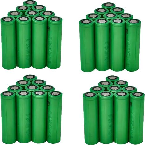 Batería recargable, 3,7 V, capacidad de 3000 mAh, VTC6-40PCS (1/2)
