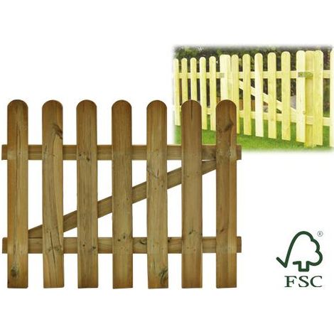 Cancelletto per recinzione in legno impregnato 100xH80 cm LASA