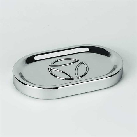 COLOMBO DESIGN Road b8040 porta sapone appoggio cromato codice prod: B80400CR (1/2)