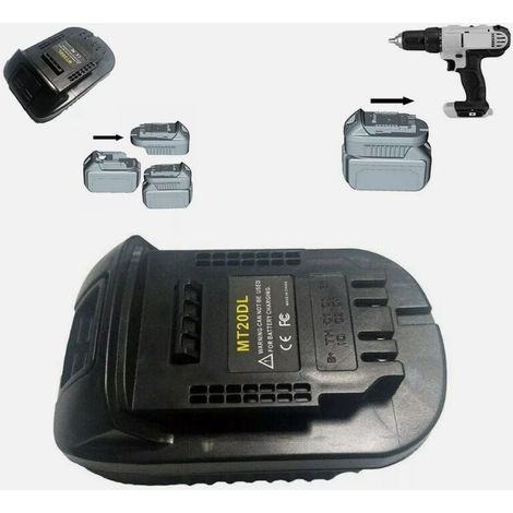 Makita 18V Battery Adapter Replacement for Makita BL1830 BL1860 BL1815 DCB200 for Dewalt 20V Max Lithium Battery Power Tool MUMU (1/4)