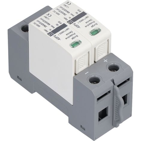 Parafoudre DC 2P protection surtension 20-40kA 500V CHLT-40PV (1/5)