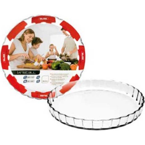 ibili Tortenform aus transparentem Glas 28 cm