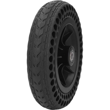 Roue pleine 8 pouces en caoutchouc TPE, silencieuse et antidérapante, support 75 kg, pneu de rechange avec roulement pour chariot (1/5)