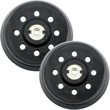 Lot de 2 plaques de ponçage Velcro 125 mm pour Metabo SXE 325 425 Intec remplace 631220000 (1/4)