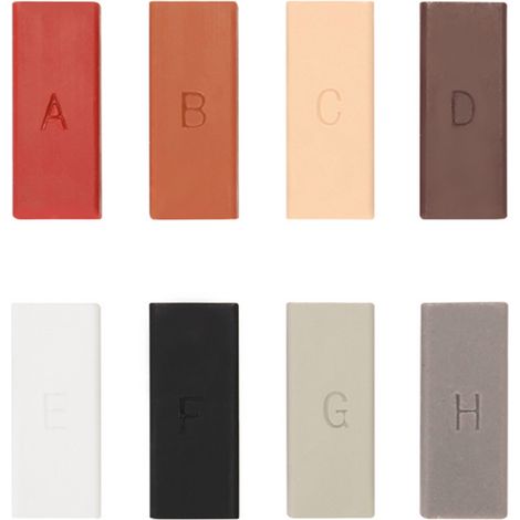 Kit de réparation de carrelage en céramique 8 pièces, système de cire, réparation des rayures et des fissures, consommables uniquement. (1/5)