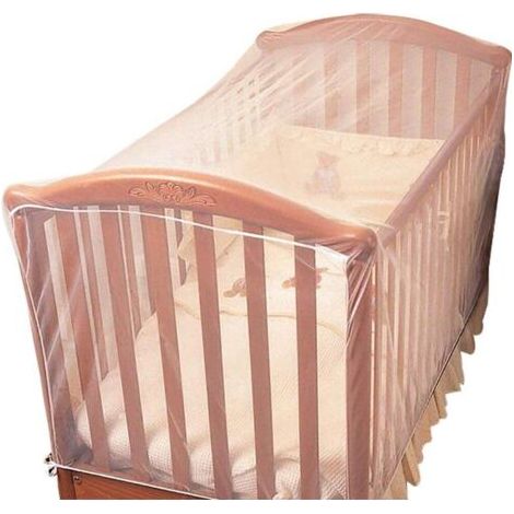 Mosquito Net Bébé Lit Bébé Filet 135x60 Cm Voyage Cot Moustique Net Insective Portable Insecte Filet Fin (1/4)