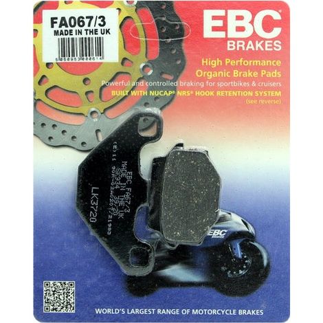 Pastillas de freno EBC FA067/3 (1/2)