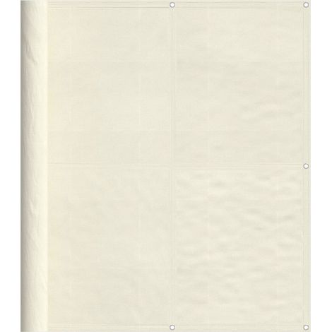 Écran de balcon,Brise Vue de terrasse,Toile de Balcon crème 120x800 cm 100% polyester oxford CFW998158 (1/5)