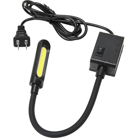 LED-Nähmaschinenleuchte mit flexiblem Schwanenhals, Haftmagnet, 10 LEDs, energiesparend, 110–240 V, US-Stecker (1/5)