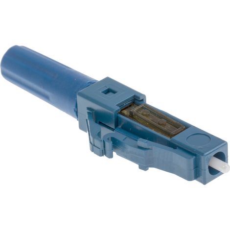 Connecteur pour fibre optique LC Simplex, , Monomode, taille de la fibre 9/125µm ( Prix pour 1 ) (1/2)