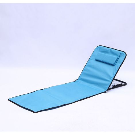 Matelas de Plage Pliable,Transat de Plage,Pliable et Réglable,Chaise de Plage Pliable,Siege Plage avec Aangle,Se Transpor , pour la Plage , Le Parc , Le Camping (1/4)