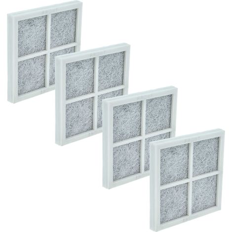 vhbw 4x filtro sostituisce LG LT120F, ADQ73334008, ADQ73214404 per frigorifero - Filtro ai carboni attivi