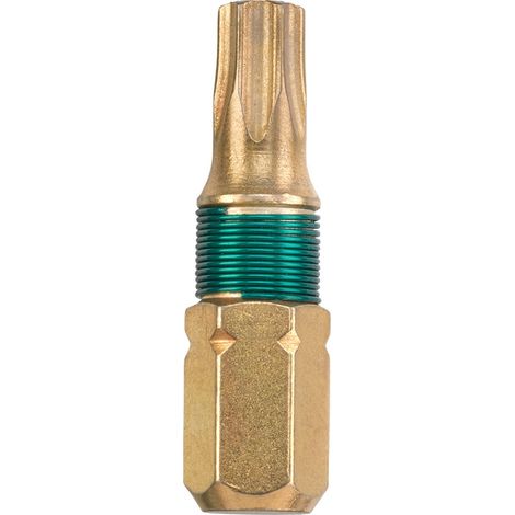 KWB BIT 25 MM TORX T15 DIAMOND 126215 (DIAMANT REVÊTEMENT, TQ 60 ACIER, ENTRAÎNEMENT ISO 1173, C 6.3), 0 W 0 V (1/4)