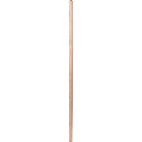 Mango para cepillo de barrendero de madera sin rosca, ø2,8 x 120 cm (1/5)