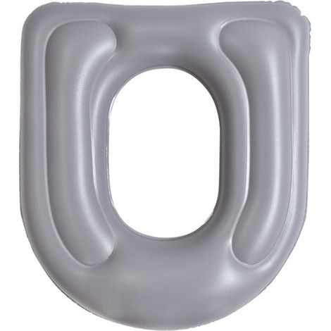 Coussin de siège de toilette gonflable avec ventouse, hauteur réglable, étanche, pour adultes, handicapés et seniors.