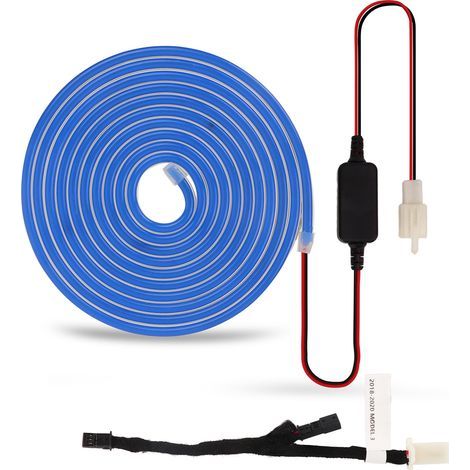 Baguette lumineuse LED pour coffre avant Tesla Model 3 2018-2020, éclairage d'ambiance IP67, remplacement DC12-16V, couleur bleue (1/5)