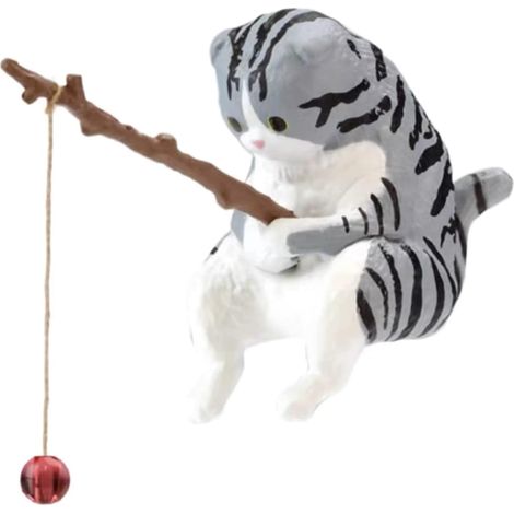 Chats Ornements Fishtanks Aménagement paysager Aquariums Décoration Miniature Chats Statue Fishtanks Accessoires Fournitures ménagères Décoration (1/5)