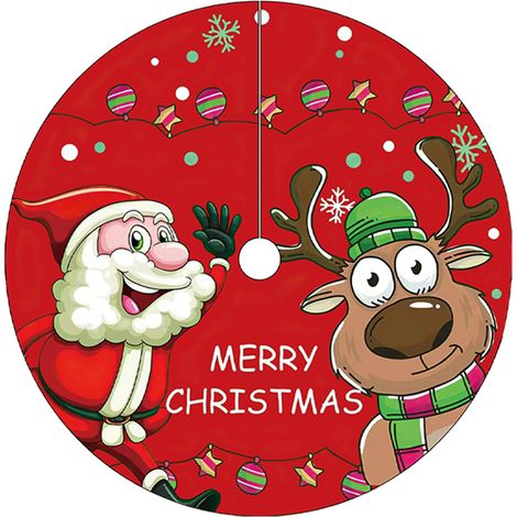 Falda para árbol de Navidad, alfombra rústica de abeto, decoraciones para interiores y exteriores, adornos navideños para las fiestas.
