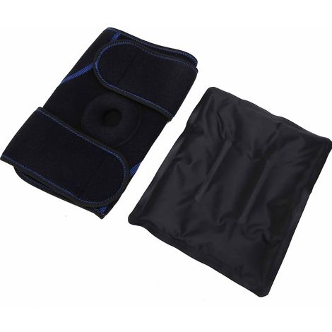 Genouillère glacée réutilisable avec compresses froides, orthèse de genou, thérapie par le froid pour soulager la douleur (1/5)