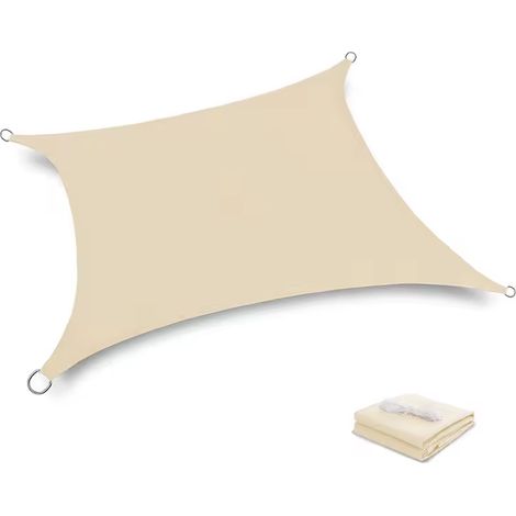Voile d'ombrage mètres 2,5x3 Beige