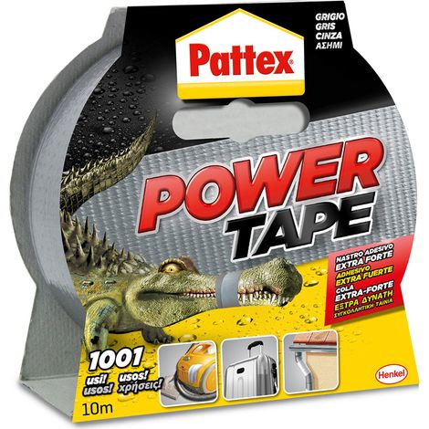 Nastro alta resistenza Pattex power tape grigio 10m (1/4)