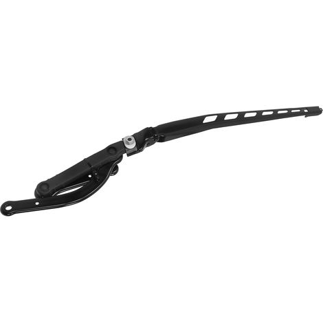 Bras d'essuie-glace avant droit 61617185366 compatible BMW Série 5 E60 E61 2002-2007, pièce de rechange, métal robuste, noir, fixation précise. (1/5)