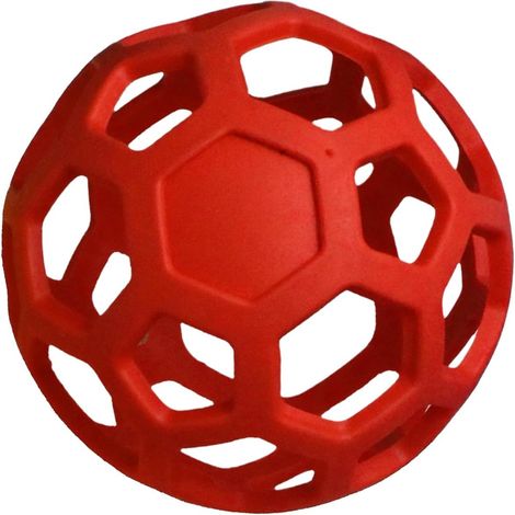 Jouet pour Chien Balle - Balle Creuse pour Chien,Caoutchouc Résistant Élevé Jeu D'Intelligence pour Mastication Intérieur Extérieur Entraînement Rappel et Exercice Physique (1/4)