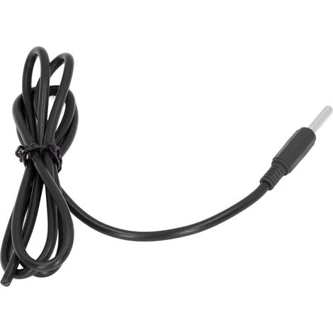 Bananenstecker-Prüfleitung 4 mm, Messing, PVC, 32 A, 1000 V, Set für elektrische Prüfungen, Schwarz (1/5)