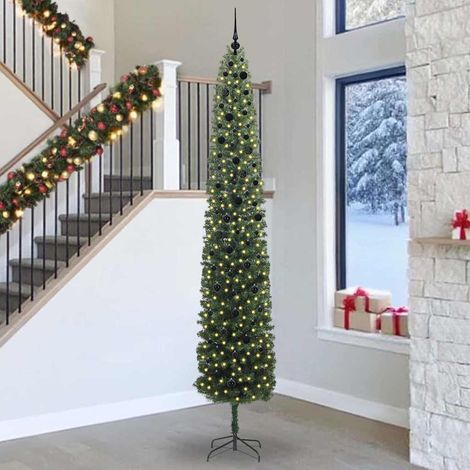 Künstlicher Weihnachtsbaum mit 300 LEDs mit Ständer Grün 300 cm