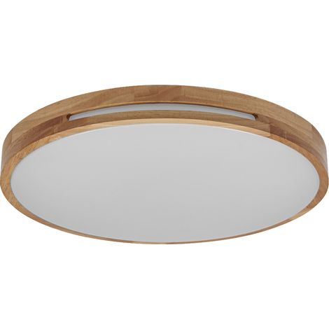 Osram LED Deckenleuchte Orbis Woodburry 50 cm 36W Holzdekor dimmbar