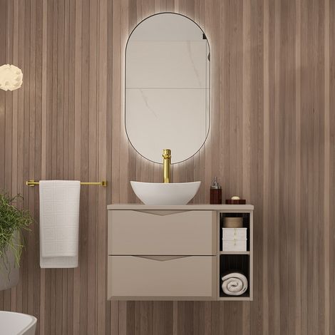 Badezimmermöbel Set 2-teilig in Beige DORIDA-140 (1/5)