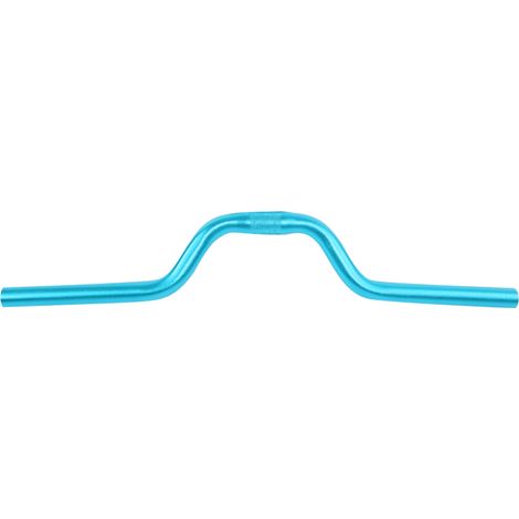 Guidon relevé en aluminium pour vélo à pignon fixe 25,4 mm x 520 mm (bleu) (1/5)