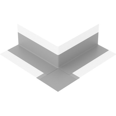 IsolBau Guarnizione Angolare P2 Esterno Grigio Aussenecke 1 pz. (1/5)