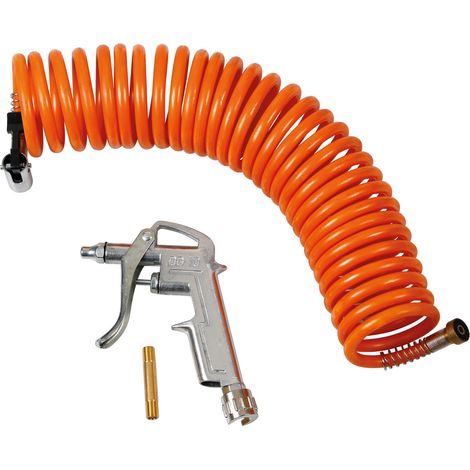 Air-Kit, Tubo a spirale 5 m + pistola aria compressa (1/2)