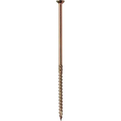 Vis à tête fraisée pour cadre, galvanisées et bichromatées, 6 x 150 mm - boîte de 100 pièces (1/5)