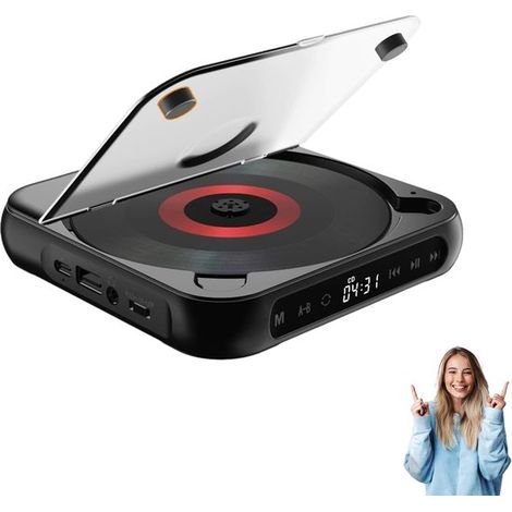 Altoparlante Bluetooth in stile giradischi con rumore bianco (suono dell'oceano), altoparlante Bluetooth retrò con illuminazione d'atmosfera e timer, simpatico mini altoparlante giradischi, verde scur (1/5)