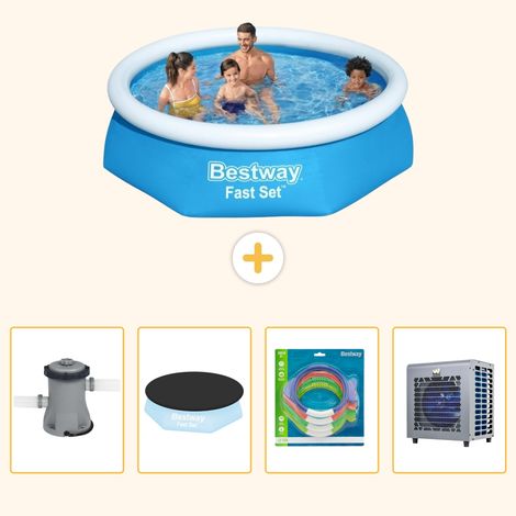 Bestway Bestway Fast Set Ronde - 244x61 cm - 5-pièces  S338 (1/5)