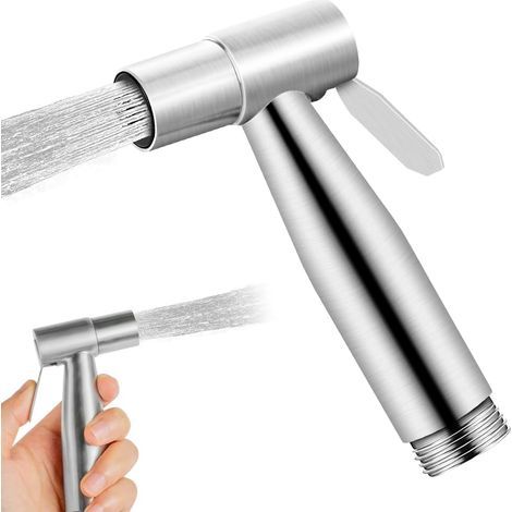 Douchette Toilette WC, Kit Douchette WC, Douchette WC, Pulvérisateur de Baignoire Portatif pour Toilettes, Pulvérisateur de Toilette pour Bidet, pour Hygiène Personnelle, Soins de Nettoyage (1/5)