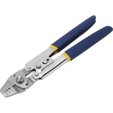 Outil de sertissage de câbles métalliques, outil professionnel efficace pour virole en acier inoxydable pour câble de 0.1 à 2.2mm (1/5)