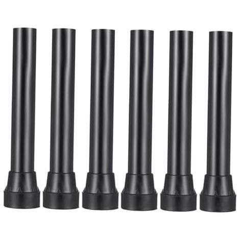 6pcs Tubes en Acier Inoxydable pour Trampoline Coussinet Antidérapant Caoutchouc, Accessoires de Remplacement Jambes Trampoline, Stabilité et Sécurité Renforcées -