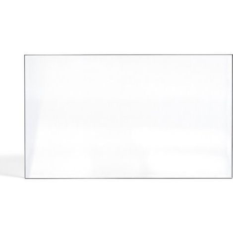 Vitre Panadero MENORCA - Verre Rectangle pour poêle à bois - 323 x 227 mm (L1 x H1) - 4 mm
