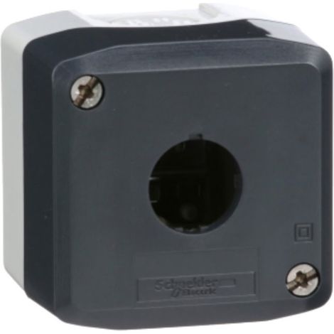 Pulsantiera vuota con 1 foro da 22mm IK03 IP65 in plastica Schneider XALD01