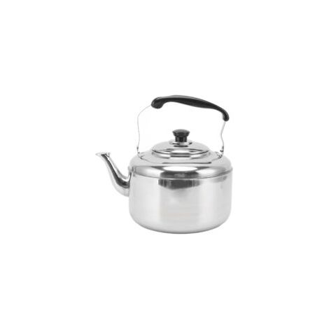Bouilloire à thé 5,5 L en acier inoxydable Poignée ergonomique Sifflante pour cuisinières à gaz et induction Résistante à la rouille
