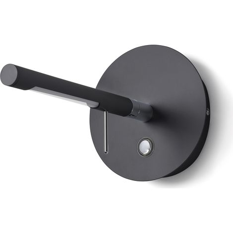 Wandleuchte Leserbook Modulación De Frecuencia (Incl.) Led Smd 4w 280lm Cri80 3000k Schwarz